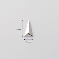 メタルスタッズ/トライアングル2.6mm×4.9mm/シルバー