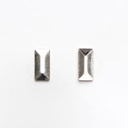 メタルスタッズ/スクエア2.4mm×5mm/シルバー