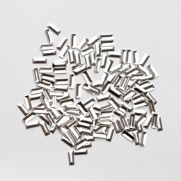 メタルスタッズ/スクエア1.6mm×4.2mm/シルバー