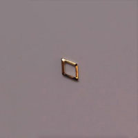 ダイヤフレーム/2.8mm×4.5mm/ゴールド