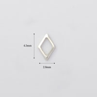 ダイヤフレーム/2.8mm×4.5mm/シルバー