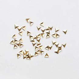 メタルスタッズ/トライアングル2mm×2mm/ゴールド