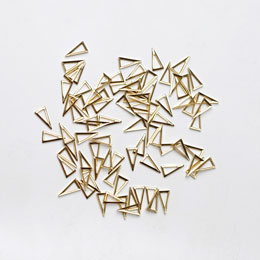 トライアングルフレーム/2.6mm×4.9mm/ゴールド