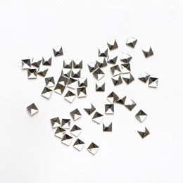 メタルスタッズ/スクエア2mm×2mm/シルバー