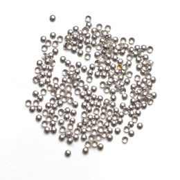 メタルスタッズ/半球ブリオン1mm/シルバー