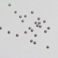 メタルスタッズ/半球ブリオン1mm/シルバー