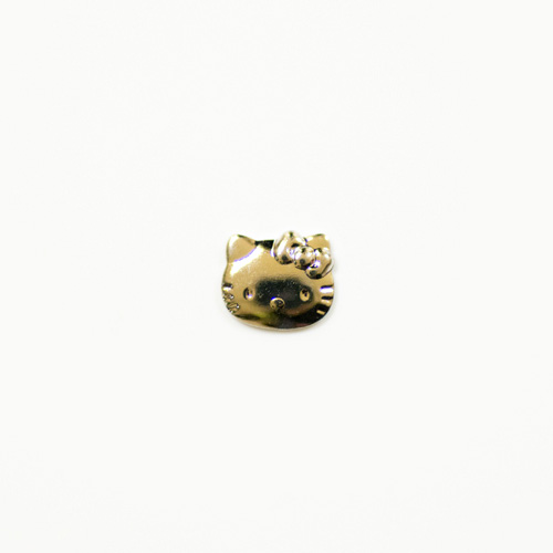 サンリオメタルスタッズ/ハローキティ/フェイス3.5mm×4mm/シルバー